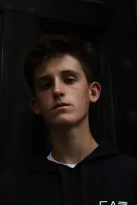 man wearing black hoodie