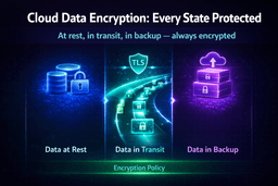 cloud data encryption at rest and in transit diagram