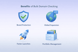 benefits of using bulk domain checker for businesses including brand protection and global domain strategy