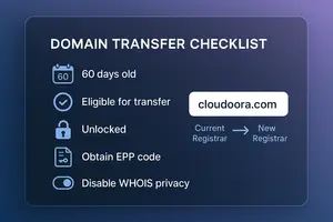 To Get Started with Your Cloudoora Domain Transfer