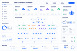 Cloud provider scaling comparison showing AWS Azure Google Cloud and scalable infrastructure options