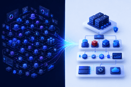 Comparison of complex AWS cloud architecture versus simplified VPS cloud hosting designed for SaaS startups with predictable infrastructure.