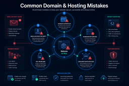 Common mistakes with domains DNS nameservers and web hosting configuration