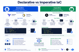 Comparison of declarative and imperative Infrastructure as Code using Terraform OpenTofu and Ansible