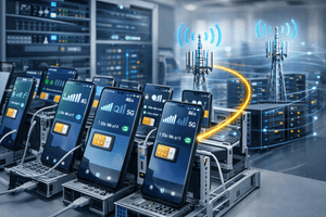 real SIM based mobile proxy devices connected to telecom carrier networks providing authentic mobile IP addresses