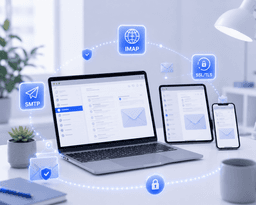 Configuring IMAP SMTP and SSL settings for secure cPanel email clients.