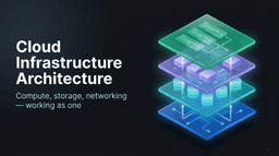 cloud infrastructure architecture components diagram