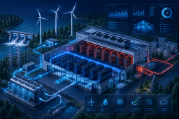 Finland green data center powered by renewable energy with efficient cooling, heat recovery, and sustainable cloud infrastructure.