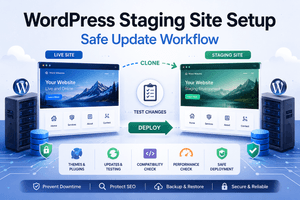 WordPress Staging Site Setup: Safe Update Workflow
